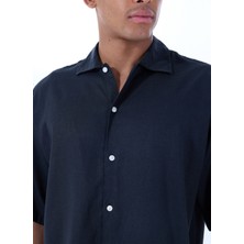 Jack & Jones Geniş Fit Siyah Erkek Gömlek 12271066_JORPAROS Oversızed Shırt S