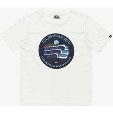 Quiksilver Evo Three Seas Yth Erkek Çocuk Beyaz Tişört