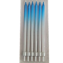 Pasta Mumu 6'lı - Mavi - Sedef - 15 cm