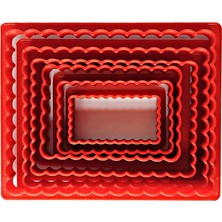 Volovan Set 6 Parça - Dikdörtgen Tırtıklı