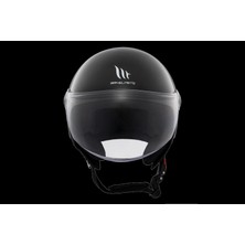 Kask mt Helmets Street S A6 Mat Siyah Çenesiz