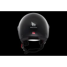 Kask mt Helmets Street S A6 Mat Siyah Çenesiz