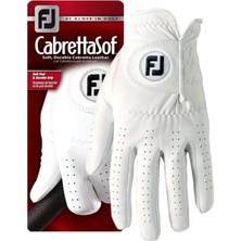 Footjoy 67692 Cabrettasof Kadın Golf Eldiveni Beyaz Sol M Medium