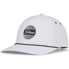 Titleist Boardwalk Halat Detaylı Spor Golf Şapkası TH23ABRE-10 Siyah/beyaz