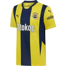 Fenerbahçe Puma 2024/25 Iç Saha Erkek Sarı Lacivert Futbol Forması 77536001