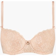 Aubade Rosessence Gemoldete Halbschale, G Cup'a Kadar Dantelli Destekli Sütyen