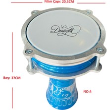 Mavi Erzincan El Işlemeli Çocuk Boy Darbuka