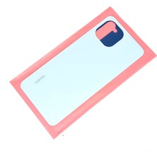 Mi 11 Lite Arka Kapak Batarya Pil Kapağı (Cam) Mavi