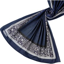 Ecenur Soft Pamuk Leopar Desenli Etnik Şal