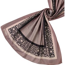 Ecenur Soft Pamuk Leopar Desenli Etnik Şal