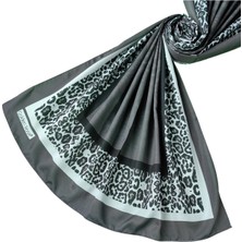 Ecenur Soft Pamuk Leopar Desenli Etnik Şal