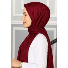 Emproyal Silver Jakar Dama Desenli Şal 75X190 cm