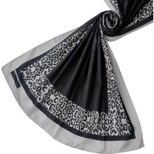 Ecenur Soft Pamuk Leopar Desenli Etnik Şal