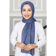 Emproyal Silver Jakar Dama Desenli Şal 75X190 cm