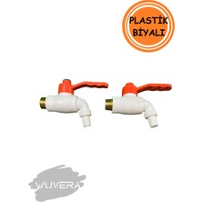 Wuvera Plastik Bilyalı Bahçe Musluğu – Dayanıklı ve Pratik Su Kontrol Çözümü