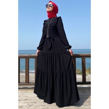 Rabia Şamlı Bade Elbise Siyah