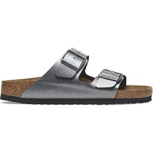 Birkenstock Arizona Bf Metallic Kadın Terliği 1029224-20026 Gri