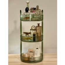 Unique Me Makyaj Organizer Kozmetik Organizer Takı Organizer Mutfak ve Banyo Düzenleyici Organizer Zümrüt3