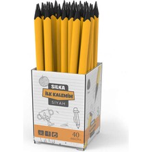 Sılka Ilk Kalemım Jumbo Sıyah 40 Lı Paket Art.75