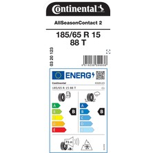 Continental 185/65 R15 88T Asc 2 Oto Dört Mevsim Lastiği (Üretim YILI:2025)