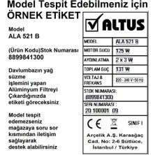 FNRN Ala 540 G (8895701300) Davlumbaz Karbon Filtre 1 Çift Bacasız Ankastre Aspiratör Kömür Filtresi