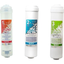 Tüm Kapalı Kasa Reverse Osmosis Cihazları ile Uyumlu Inline Membranlı 5 Li Ön Filtre Seti