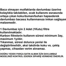 FNRN LI63TCA11T/02 Aspiratör Karbon Filtre 2li 1takım Ankastre Davlumbaz Aktif Kömür Filtresi LZ16ITA00
