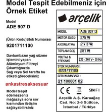 FNRN Arçelik P 19 Ycg Gri (8895491100) Davlumbaz Karbon Filtre 2li 1takım Aspiratör Kömür Filtresi