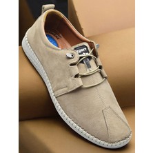 Ispartalılar 066 Tam Ortopedik Taban Hakiki Deri Nubuk Erkek Ayakkabı Günlük Erkek Ayakkabı Topuk Jelli