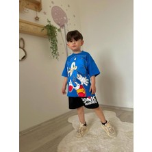 Cg Kids Sonic Baskılı Erkek Çocuk Alt Üst Takım