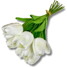 Islak Lale Çiçeği Gelin Buketi Çiçeği 8li