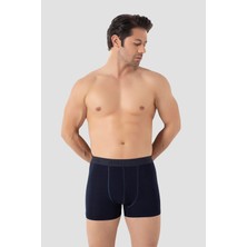 Erkek Bambu Büyük Beden Boxer Lacivert 10'lu Paket