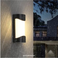 Mediterian Hareketli LED gece aydınlatma, enerji tasarruflu, sensörlü, siyah, 24W, 3000K