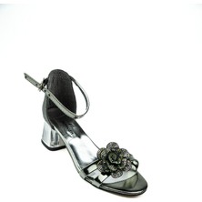 Minican 176 Platin Kız Çocuk Abiye Ayakkabı