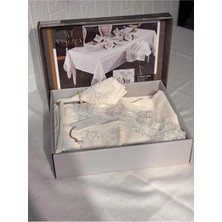 Vinezza Home Collection Vinezza Home Collection 34 Parça Keten Dertsiz Fransız Dantelli Sofra Takımı Vinezza Home Collection 34 Parça Keten Dertsiz Fransız Dantelli Sofra Takımı
