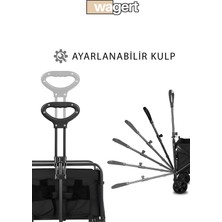 Küçük Çok Amaçlı Katlanır Kamp Piknik Tatil Sahil El Arabası Bahçe Pazar Kamp Eşya Taşıma Arabası