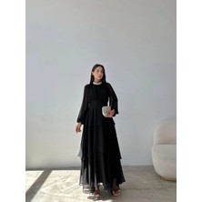 Taşlı Fırfır Detay Abiye