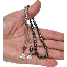 Arpa Kesim Hematit Taşı Tesbih 508-2
