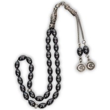 Arpa Kesim Hematit Taşı Tesbih 508-2