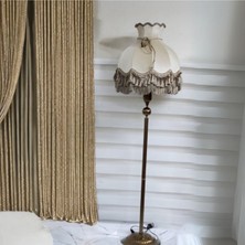 Klasik Lambader Bronz Ayak Vizon Şapka 170 cm .