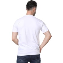 %100 Pamuk Regular Fit Bisiklet Yaka Basic Düz Kısa Kollu Tişört
