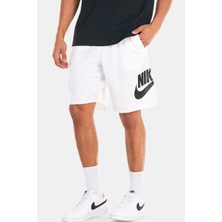 Nike Sportswear Sport Essentials French Terry Alumni Bol Kesim Beyaz Erkek Spor Şort