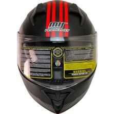 Mts M-966 WX20 Red Çene Açılır Motosiklet Kaskı