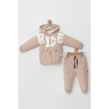 Kargo Pantolonlu Yağmurluklu Erkek Bebek Seti – Pratik ve Şık (9-18 Ay)