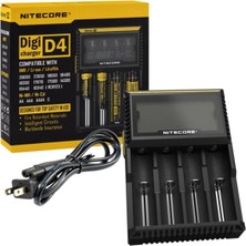 D4 Dijital Ni-Mh,li-Ion Pil Şarj Aleti Pilsiz