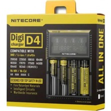 Nitecore D4 Kablolu Pil Şarj Cihazı