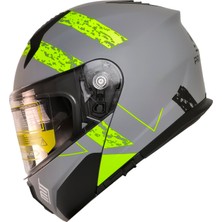 Mts M-966 TU61 Çene Açılır Motosiklet Kaskı