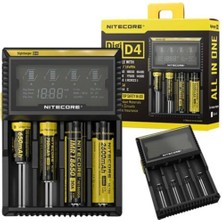 Nıtecore D4 Dıgıtal Pil Şarj Cihazı (AA-AAA-AAAA-C-18650)
