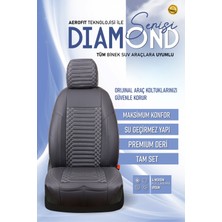 Honda City (2023-2024) Uyumlu Tam Set Oto Koltuk Kılıfı Dıamond Serisi .1