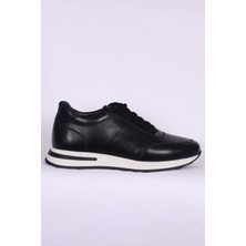 Pierre Cardin 109665 Sneakers Deri Erkek Siyah Günlük Ayakkabı